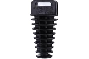 ‎AKOZON Motorbike Exhaust Bung, Plug Exhaust, Auspuffschalldämpfer Stecker Motorrad Dirt Bike ATV Quad 2 4-Takt Schalldämpferrohr Auspuffschalldämpfer Bung Wash Plug(schwarz)