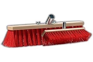 Kolor Straßenbesen Industriebesen Kehrbesen, wählbare Breiten Gartenbesen, Besen für Straßen, Draußen, Hof & Garten, PVC Borsten, Metall-Stielhalter verschraubt (60 cm ohne Stiel)