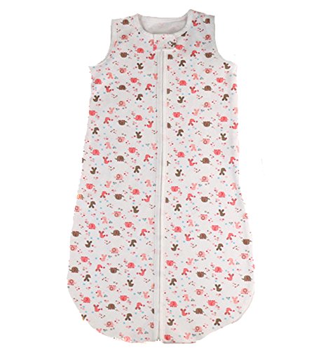 Lalang Blue Red Cartoon Animal Cotton Baby Boys Girls Sleeping Bag (Red)