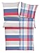 Produktbild s.Oliver Renforce Bettwäsche 4329-650 rot / blau 155 x 220 cm