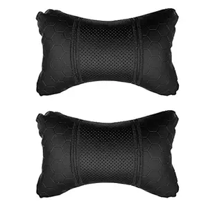 Adroitz Neck Cushion (Black, Pack of 2) (CSHNFBLBLK01)