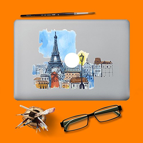 Vococal Night-Luminous PVC Abnehmbar Notebook Skin-Aufkleber Partielle Decals Sticker Abziehbilder Abziehbild für 13 Zoll Apple MacBook Air A1466 / A1369 / MacBook Pro A1278, Stil A - 6