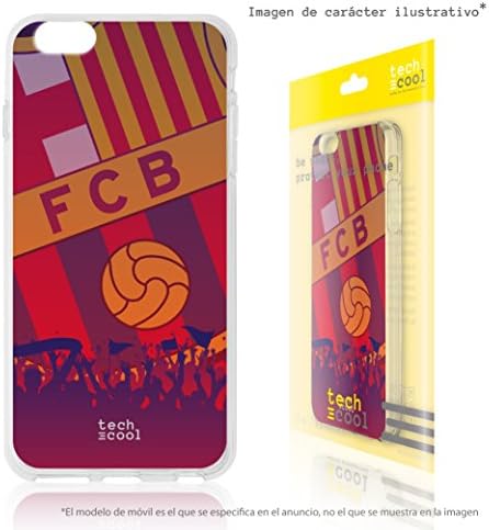 Samsung Galaxy note 8 Case FunnyTech® Silicone Gel Cover Transparent for Samsung Galaxy note 8 [Exclusive Design, High-Definition Printing] [Bright Colors] [Ultra Thin 1,5mm] [Shock-Absorption] [Flexible] [F.C Barcelona Afición]