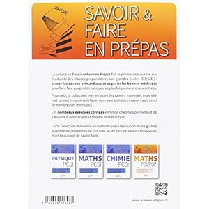 Savoir & Faire en Prépas Physique Chimie PSI/PSI* Livre en Ligne Savoir & Faire en Prépas Physique Chimie PSI/PSI* Livre en Ligne - Telecharger Ebook