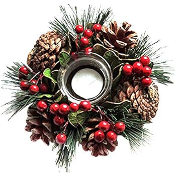 Multi Stil Portacandele A Forma Di Pigne Di Bosco