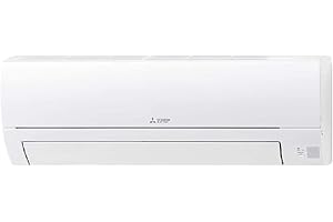 Mitsubishi Aire acondicionado DC Inverter Monosplit R32 Mando MSZ-HR25VF 9000 BTU + Tubos de Cobre Par 1/4" + 3/8" (5 metros (5+5))