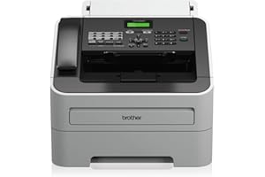 Brother FAX-2845 - Fax láser Monocromo de Alta Velocidad con Auricular telefónico y función de Copia