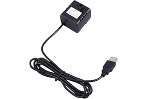 UKCOCO 1Pcs Pompe de Fontaine Automatique pour Animaux de Compagnie, Pompe à Eau Silencieuse USB Pompe de Remplacement de Fontaine pour Chiens et Chats, Pompe Aquarium 200L/H, 4.4x3.7x3.8cm