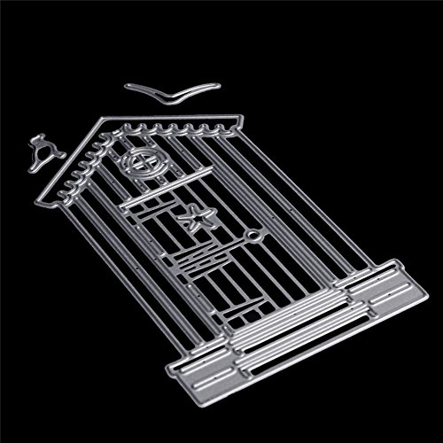 Amazingdeal365 Haustür Metall Form Schablonen Schneiden DIY Dekor Sammelalbum Karten Buchzeichen Lesezeichen als Geschenk für Freunde Geburtstag Kinder,Kindergarten Hobby Schule Handarbeit Unterricht usw. Ein tolles Geschenk! - 6