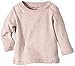 LANA natural wear Baby Girls T-Shirt Jule Plain Crew Neck Long Sleeve Long Sleeve Top, Pink (Rose Water 5600), One Size (Manufacturer size: 86/92)
