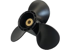 COPKINGO Boat Aluminum Alloy Propeller 9-1/4" x 9" for Suzuki Outboard DT DF 9.9HP 15HP 20HP Motor Engine 58100-93723-019 9.25x9