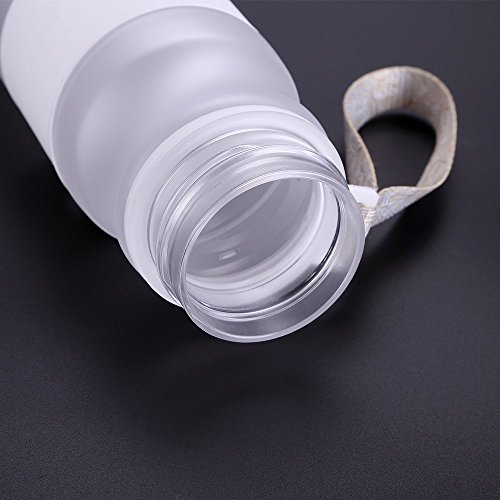 UPSTYLE Sport Wasser Flasche mit Strohhalm mit Auslaufsicher Flip Top Deckel, umweltfreundlich & BPA-frei Kunststoff – Must Have für das Fitnessstudio, Yoga, Laufen, Outdoor, Radfahren und Camping, Klauenhammer, rose - 4