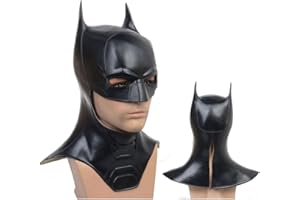 ZMOOPE Máscara de acertijo para hombre, The Batman 2022 Edward Nashton The Riddler, máscara de cosplay para fiesta de máscaras