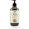 Alif Naturals Fermented Rice Water Shampoo | Strengthen & Growth Formula fully Organic enriched with Argan oil & Keratin anti hair fall for All Hair Types-Color & Styling