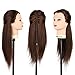 Hairdressing 98% Professional Real Human Hair 24 Inch,CoastaCloud Training Mannequin Head Hairdresser Human Hair with Clamp
