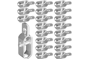 AMAGABELI GARDEN & HOME Amagabeli 20 X Zaundrahtspanner 2# (95MM) Zaundrahtschloss Zauneinsteller Garten Drahtzaun Rollensatz Geomet-beschichtetes Kabelseil Spannschloss Zaunspanner Sieb WR6 DA218