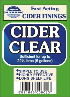 5 x Cider Clear. Premium, Fast Acting Homebrew Cider Finings for Crystal Clear Cider