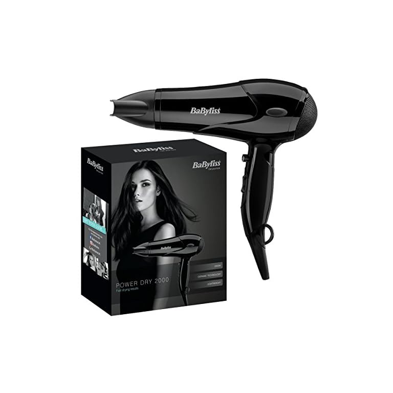 BaByliss-5245U-Power-Dry-2000-Watt-Hair-Dryer-with-Slim-Concentrator-Nozzle BaByliss 5245U Power Dry 2000 Watt Hair Dryer with Slim Concentrator Nozzle