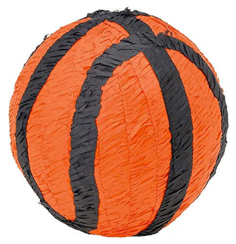 Amscan P10600 – Pinata Basketball, circa 30 cm zum Befüllen - 3
