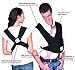 Baby K'Tan Baby Carrier Black Breeze (Medium)