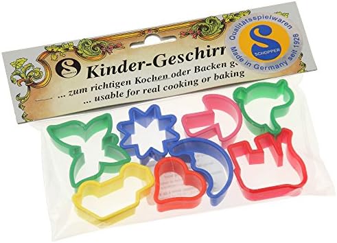 Schopper Cookie Cutters Set in a Polybag (8-Piece)