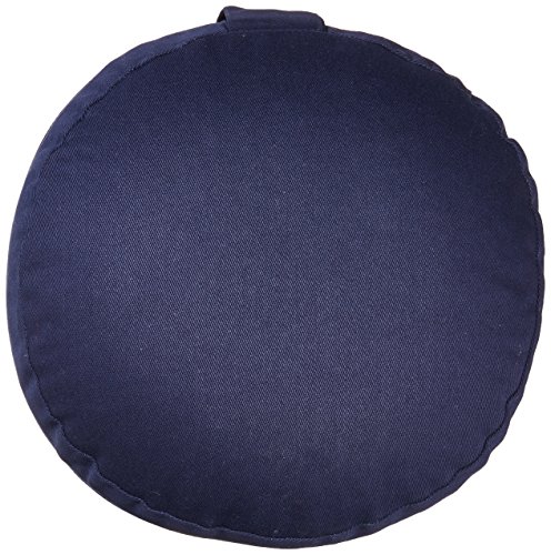 maylow - Yoga mit Herz - Yogakissen Meditationskissen mit Stickerei Baum des Lebens 33x15cm mit Dinkelspelz gefüllt - Bezug und Inlett 100% Baumwolle