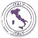 Produktbild 2 x 10cm/100mm Italien Vinyl SELBSTKLEBENDE STICKER Aufkleber Laptop reisen Gepäckwagen iPad Zeichen Spaß #9211