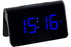 TFA Dostmann 60.2543 digital radio väckarklocka ICON LED lysande siffror