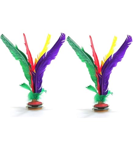 Luxylei Volant En Plumes Chinoises, 6 Pièces, Volant De Coup De