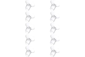 GOCROWEEN 10Pcs Breast Pump Flange Insert 13/15/17/19/21mm*2 Compatible with Momcozy/Spectra/Medela/eufy/Elvie/Lansinoh/Paruu P10 Breast Pump, Fit for Momcozy M5/M9/M6/V2 Pro/V2 pro/S12 Pro/eufy E10 S1 S1 Pro