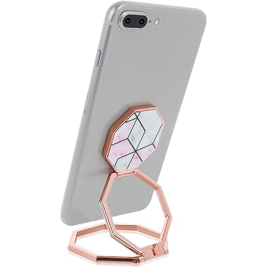 Support Extensible Pour Smartphone - 2 Pièces Avec Base Et Poignée Amovible En Forme De Cœur (rose/bleu)