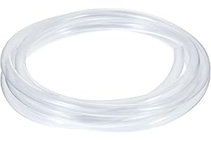 PATIKIL Tubo In PVC 1/2" ID x 5/9" OD (12 mm x 14 mm) 5 Ft / 1.5 Metri, Tubo Flessibile In Vinile Trasparente Per Tubo Dell'acqua Per Sistemi Di Osmosi Inversa Filtri Acqua, Trasparente