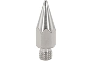DYSTOPIAWORLD Replacement Tips with Points for GPS Poles, Connection Type M10 Thread