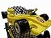 Racing car baby walker / rocker - yellow (new 2015)