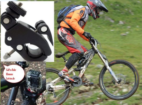 Lenker Motorrad Lenker Rohr Klemme Bike Halter fr Rollei Bullet 3S/4S 5s wifi