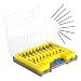 Produktbild ECLEAR 150Pcs HSS Mini Micro Kurve Bohrer Set Holzbohrer Handspiralbohrer Bohrersets Präzision Spiralbohrer-Set 0,4-3,2mm für PCB Crafts Schmuck Bohrwerkzeug