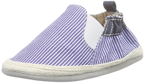 Robeez Summer Camp, Baby Boys' Standing Baby Shoes, Blue (Blue White 53), 12-18 months Baby UK (21/22 EU)