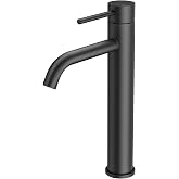 FORIOUS Bathroom Tap, Single-Lever Basin Tap | Spout Height 190 mm, Single Handle High Mixer for Washbasin, for Sinks and Gue