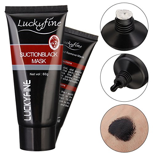 Blackmask, LuckyFine Entfernen Mitesser Akne Mask Reinigungsmaske Blackmask 60g - 5