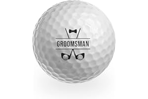 DV DESIGN 3 x Golf Balls - Groomsman Birthday Joke Funny Golfing Golfer Fan Club Sport Wedding Marriage Groomsmen Friend Men Boys Ball Gift #GB0034