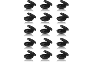 WKRTDY Sicherheitsgurt Stopper Knöpfe, 15 Stück - Universelle Autogurt Stopper für mehr Sicherheit im Auto - Kunststoff Gurtstopper für Autogurte