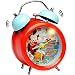 Produktbild LED Licht - Wecker - " Disney - Mickey Mouse - Surfer " - Kinderwecker Analog - Glocken Alarm - Metall - Kunststoff / Plastik - Mädchen & Jungen - Metallwecker / Nachtlicht - Beleuchtung - Glockenwecker - Micky Maus / Playhouse - Comic Figur - Mäuse / Junior Clubhouse Wunderhaus / für Kinder & Erwachsene - Doppelglockenwecker - Lernwecker / Lernuhr - Lichtwecker / Tischuhr - Standuhr