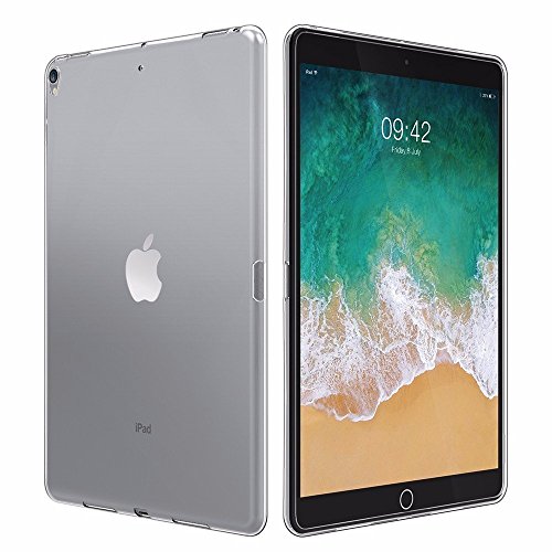 Apple iPad Pro 10.5 2017 Schutzhülle Hülle Case, EJBOTH 10.5-Zoll-iPad TPU Case transparente Crystal Schutz Schutzabdeckung – Anti-Rutsch-Stoßdämpfung Stoßstange Kratzer beständig - 3