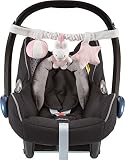 Tiamo Hase MIffy rosa Spielkette für den Autositz Maxi Cosi Kinderwagen - 3