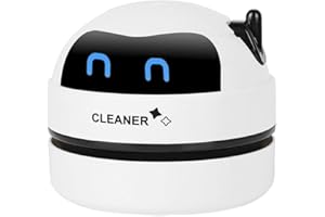 Funmo Mini Table Vacuum Cleaner, Portable USB Rechargeable Table Vacuum Cleaner for Cleaning Crumbs, High Suction Power Dust Cleaner, Mini Table Vacuum Cleaner for Desktop, Office, Car, School