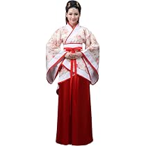 Costume Traditionnel Chinois Hanfu Femme - Style Tang Dynasty - Robe Longue Manches Longues - Pour Spectacle Ou Cosplay