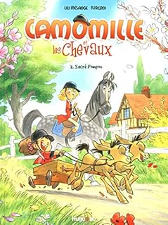 jaquette livre Camomille et les chevaux T02 Sacré Pompon (02)