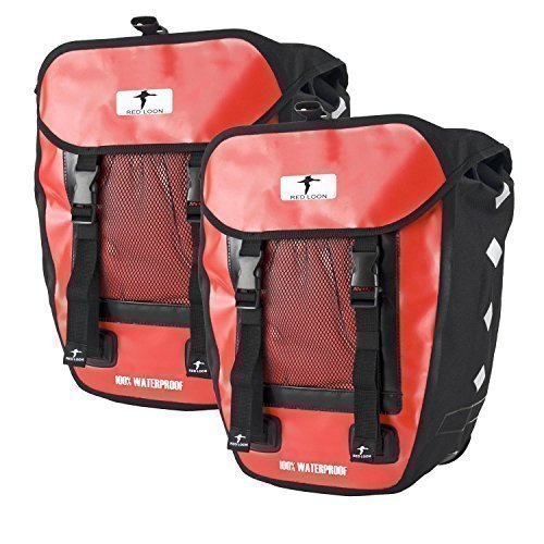 2x Red Loon Pro Packtasche Fahrradtasche Gepäckträgertasche LKW-Plane wasserdicht