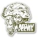 Produktbild 2 x Army Gepäck Vinyl Aufkleber Aufkleber Laptop Reise Gepäck Auto Ipad Schild Fun # 4144 - 10cm/100mm Wide