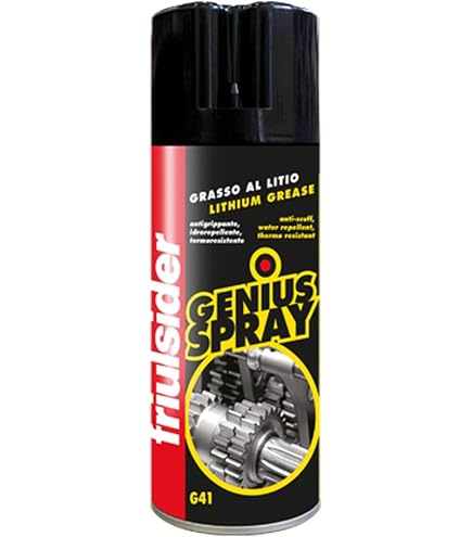 Sigill Grasso Spray Multiuso 400 Ml | Lubrificante Ad Alta Adesività E Potere Anticorrosivo | Per Cuscinetti, Filettature E Uso Marino | Resistente Ad Acqua E Pressione